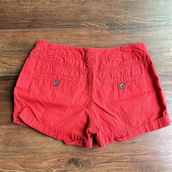 Forever 21 Red Shorts | Red Shorts | Forever 21 | Cotton Shorts - Picture 2 of 7